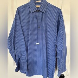 Men’s Michael Kors blue dress shirt